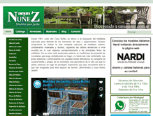Tablet Screenshot of casanunez.com.ar